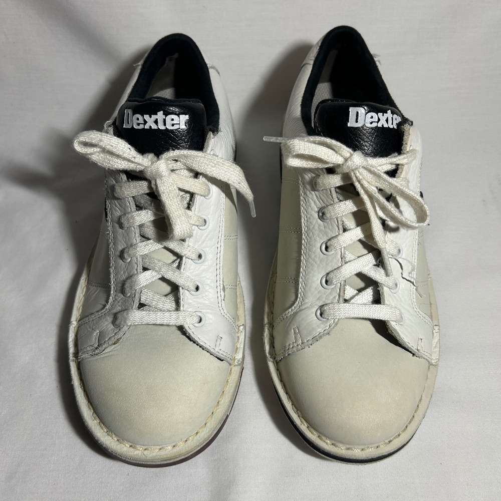 Dexter SST B900-19 Bowling Shoes Mens 8 M White Cream Leather Performance Shoes